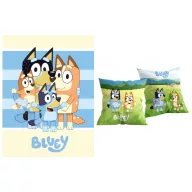 Bluey Happy Day polár takaró és párna szett, 2 részes