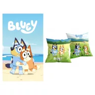 Bluey Cozy Day polár takaró és párna szett, 2 részes