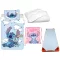 Disney Lilo és Stitch, A csillagkutya Blue Clouds Paradise gyerek, ovis ágyneműhuzat, derékalj, tornazsák és paplan/párna szett 100x135 cm 40x60 cm