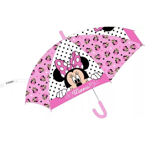Disney Minnie gyerek félautomata esernyő pink Ø74cm