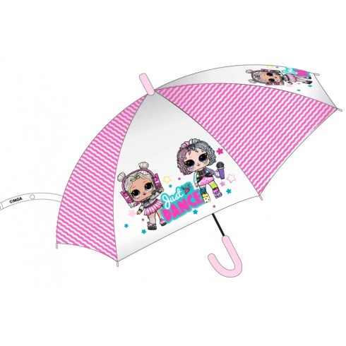 LOL Surprise gyerek félautomata átlátszó esernyő Ø74cm