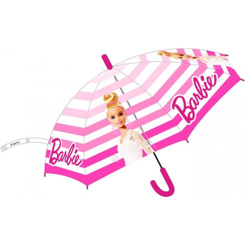 Barbie gyerek félautomata átlátszó esernyő Ø74cm