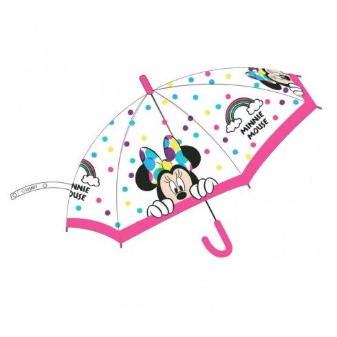 Disney Minnie gyerek esernyő színes pöttyös
