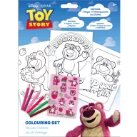   Disney Ratovi igračaka Lotso Strawberry set za bojanje s naljepnicama