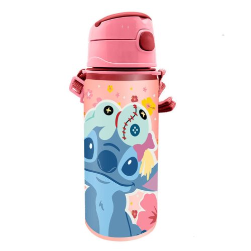 Disney Lilo és Stitch, A csillagkutya alumínium kulacs akasztóval 600 ml