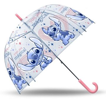   Disney Lilo és Stitch A csillagkutya gyerek félautomata átlátszó esernyő Ø70cm