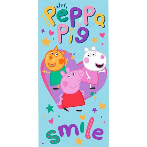 Peppa malac törölköző fürdőlepedő smile 70x140cm