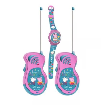 Peppa malac Walkie Talkie + digitális karóra szett 