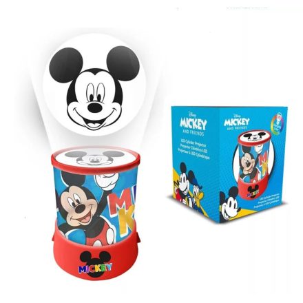 Disney Mickey éjszakai fény piros 2in1