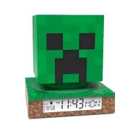 Minecraft Creeper 3D noćna svjetiljka i budilica