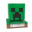 Minecraft Creeper 3D noćna svjetiljka i budilica