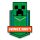 Minecraft Green XL falióra 50 cm
