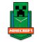 Minecraft Green XL zidni sat 50 cm