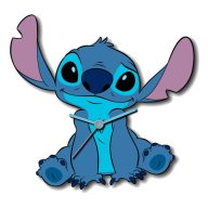 Disney Lilo i Stitch Cute XL zidni sat 50 cm