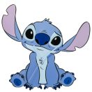 Disney Lilo i Stitch Cute XL zidni sat 50 cm