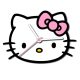 Hello Kitty Bow XL falióra 50 cm