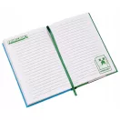 Minecraft Fight A/5 bilježnica s crtama i ugrađenim satom