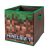 Minecraft játéktároló doboz 33x33x37 cm