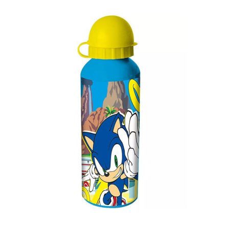 Sonic a sündisznó alumínium kulacs yellow 500ml