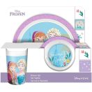 Disney Snježno kraljevstvo Enchanted set posuđa, mikro plastični set u kutiji