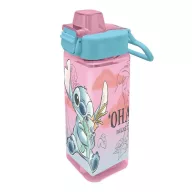   Disney Lilo i Stitch Cheeky četvrtasti plastični lonac sa slamom 500 ml
