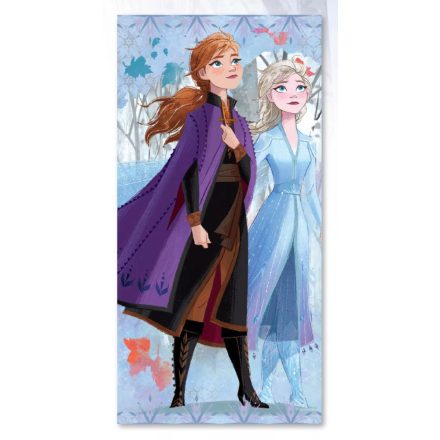 Disney Jégvarázs törölköző fürdőlepedő nővérek 70x137cm (Fast Dry)