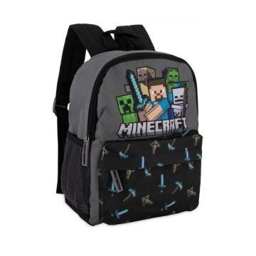 Minecraft hátizsák táska szürke 28cm