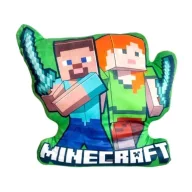 Minecraft Duo 3D formapárna, díszpárna 40 cm