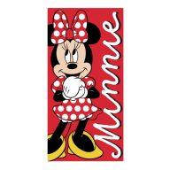   Disney Minnie Polka Love kupaonski ručnik, ručnik za plažu 70x140cm (Brzo sušenje)