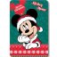 Disney Mickey Festive Božićna flis deka 100x140cm