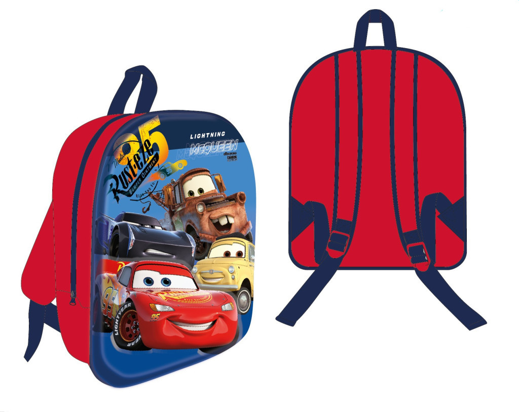 Disney Verdák Rust-eze 3D hátizsák, táska 30 cm - eKing Webá