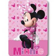 Disney Minnie Lovely Charm polar deka 100x140cm
