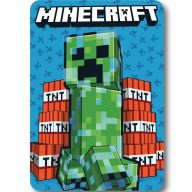 Minecraft TNT flis deka 100x140cm