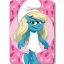 Štrumpfovi Smurfette polar deka 100x140cm