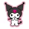 Hello Kitty Kuromi 3D formapárna, díszpárna 40 cm