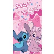   Disney Lilo i Stitch Love Duo ručnik za kupanje, ručnik za plažu 70x140cm (Brzo Sušenje)