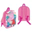 Peppa malac Evie 3D hátizsák, táska 30 cm