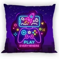 Gamer Neon navlaka za jastuk 40x40 cm