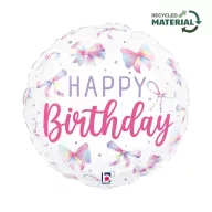 Happy Birthday Bows fólia lufi 46 cm