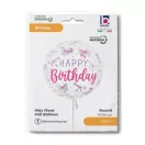 Happy Birthday Bows fólia lufi 46 cm