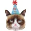 Grumpy Cat Party Face fólia lufi 74 cm
