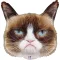 Grumpy Cat Face fólia lufi 61 cm