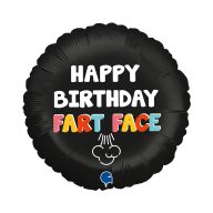   Sretan rođendan Fart Face Happy Birthday folijski balon 46 cm