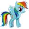 Moj mali poni Rainbow Dash folija balon 84 cm