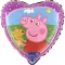 Peppa malac Teddy fólia lufi 46 cm