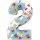 Peppa malac Blue 2-es szám fólia lufi 66 cm