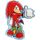 Sonic a sündisznó Knuckles fólia lufi 66 cm