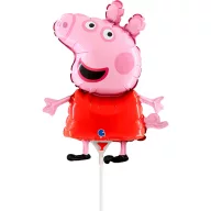 Peppa malac Red mini fólia lufi 35 cm (WP)