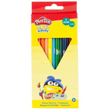 Play-Doh háromszögletű színes ceruza 12 db-os