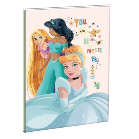 Disney Hercegnők B/5 vonalas füzet 40 lapos